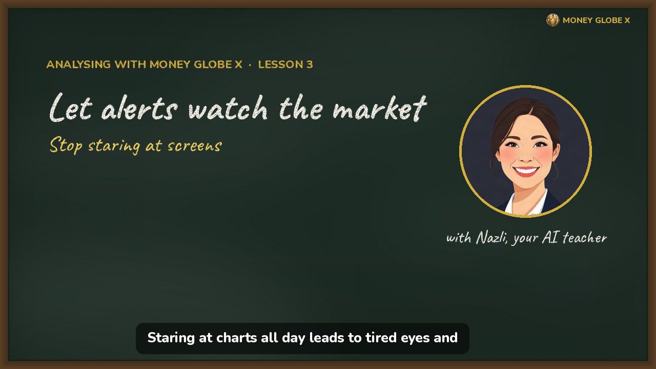 Let alerts watch the market
