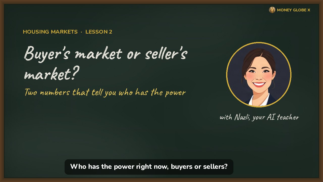 Buyer's market or seller's market?