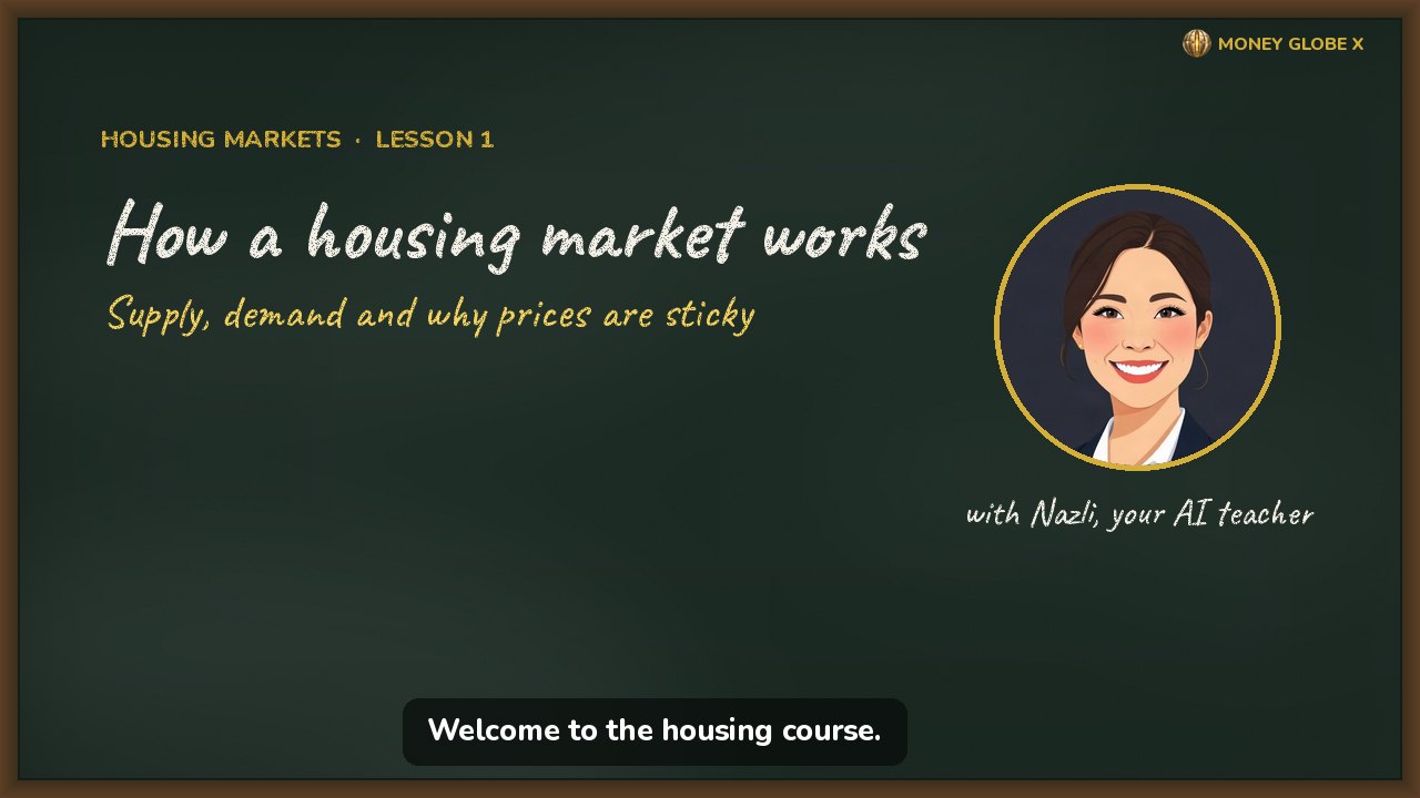 How a housing market works