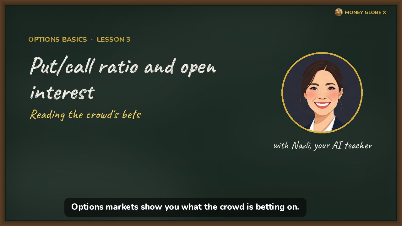 Put/call ratio and open interest