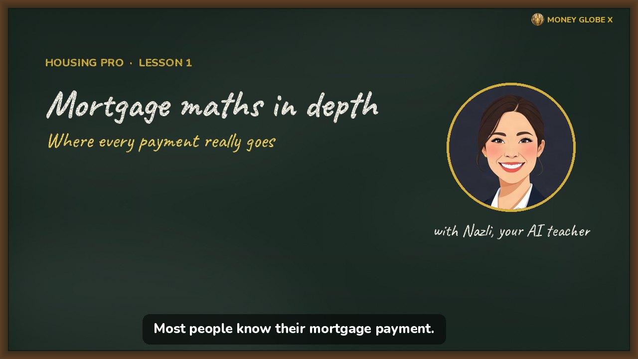 Mortgage maths in depth