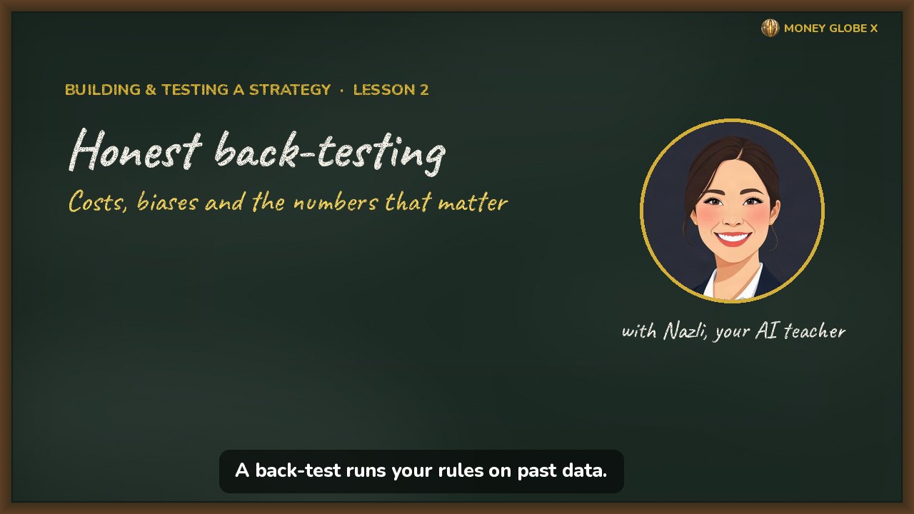 Honest back-testing