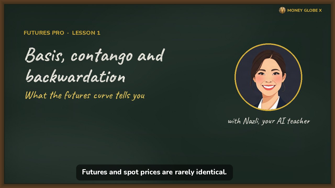 Basis, contango and backwardation