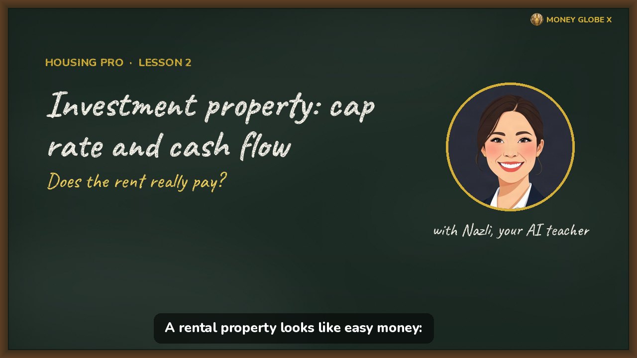 Investment property: cap rate and cash flow