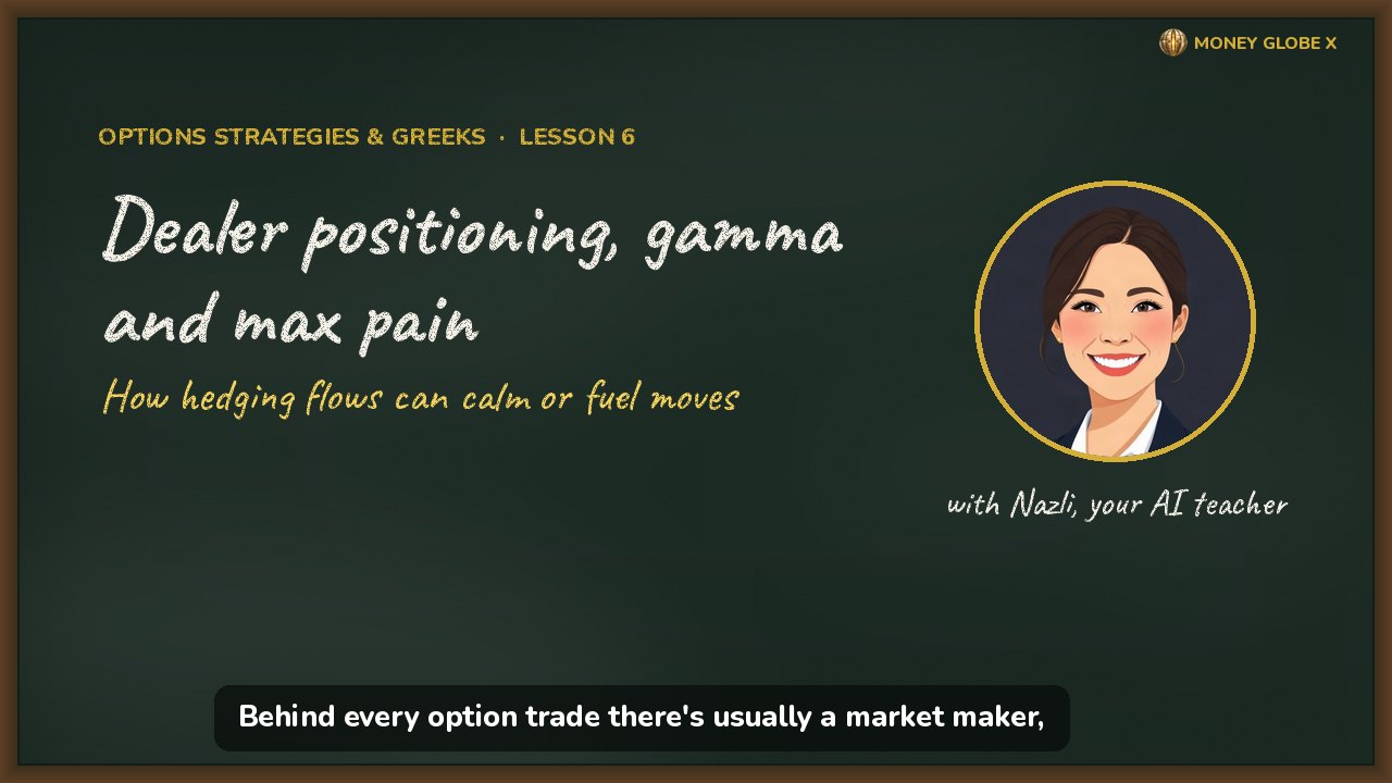 Dealer positioning, gamma and max pain