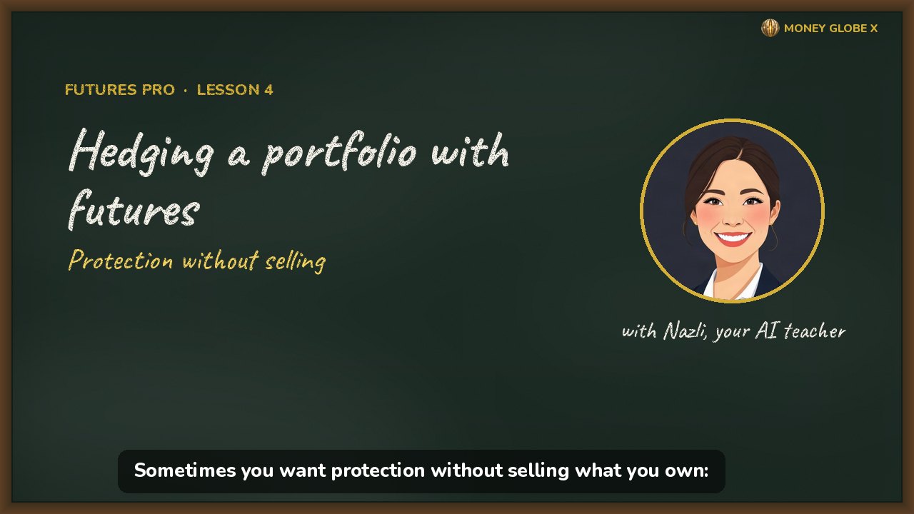 Hedging a portfolio with futures