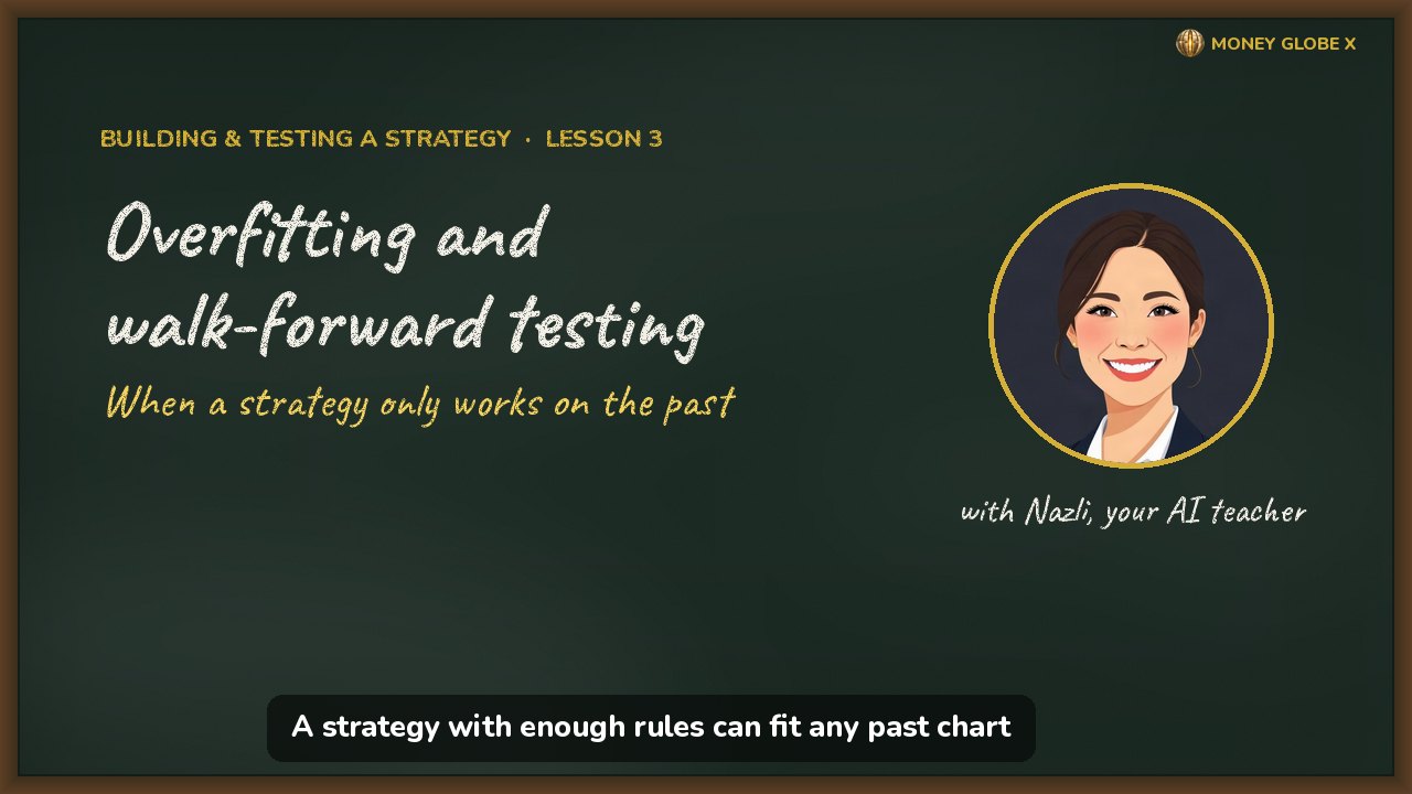 Overfitting and walk-forward testing