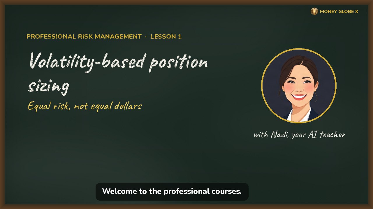Volatility-based position sizing